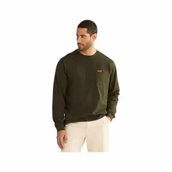 Pendleton Men's Long Sleeve Deschutes Pocket T- Shirt -Casual Wear Shop 76637 DARK FOREST l