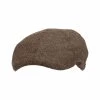Scala Men's Dart Nail Head Wool Ivy Cap -Casual Wear Shop 76647 BROWN l