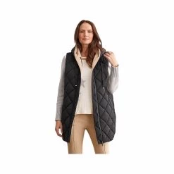 Women's Diamond- Quilted Reversible Puffer Vest