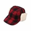 Red Buffalo Plaid Outdoor Cap 2 Red Buffalo Plaid Outdoor Cap -Casual Wear Shop 76782 BLACK RED l