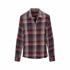 Women's Crinkle Woven Long Sleeve Shirt