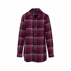 Women's Brushed Cotton Long Sleeve Tunic Top