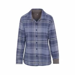 Women's Jacquard Jersey Knit Long Sleeve Shirt