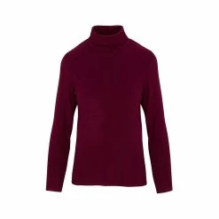 Women's Super Soft Turtle Neck Long Sleeve Top - Curvy