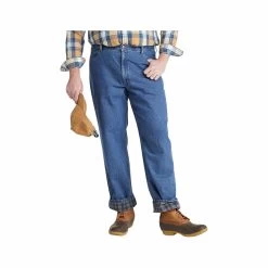 L.L.Bean Men's Double L Flannel- Lined Relaxed Fit Jeans