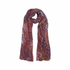 Women's Swirl Print Scarf