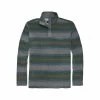 Men's Axle Striped Quarter Snap Fleece Pullover