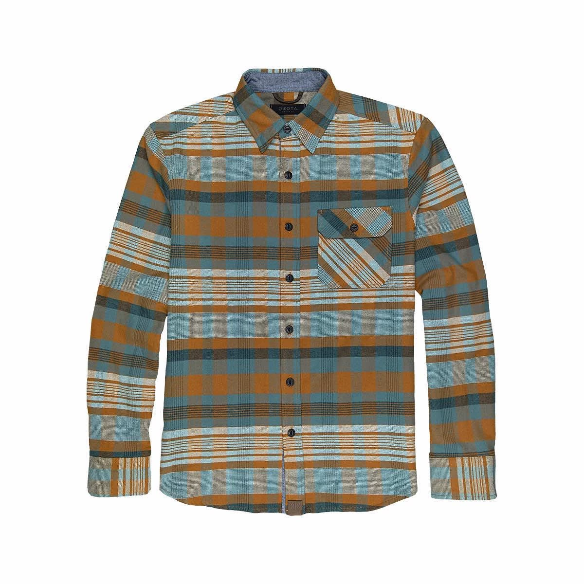 Men's Brock Plaid Flannel Long Sleeve Shirt 4 Men's Brock Plaid Flannel Long Sleeve Shirt - Image 2