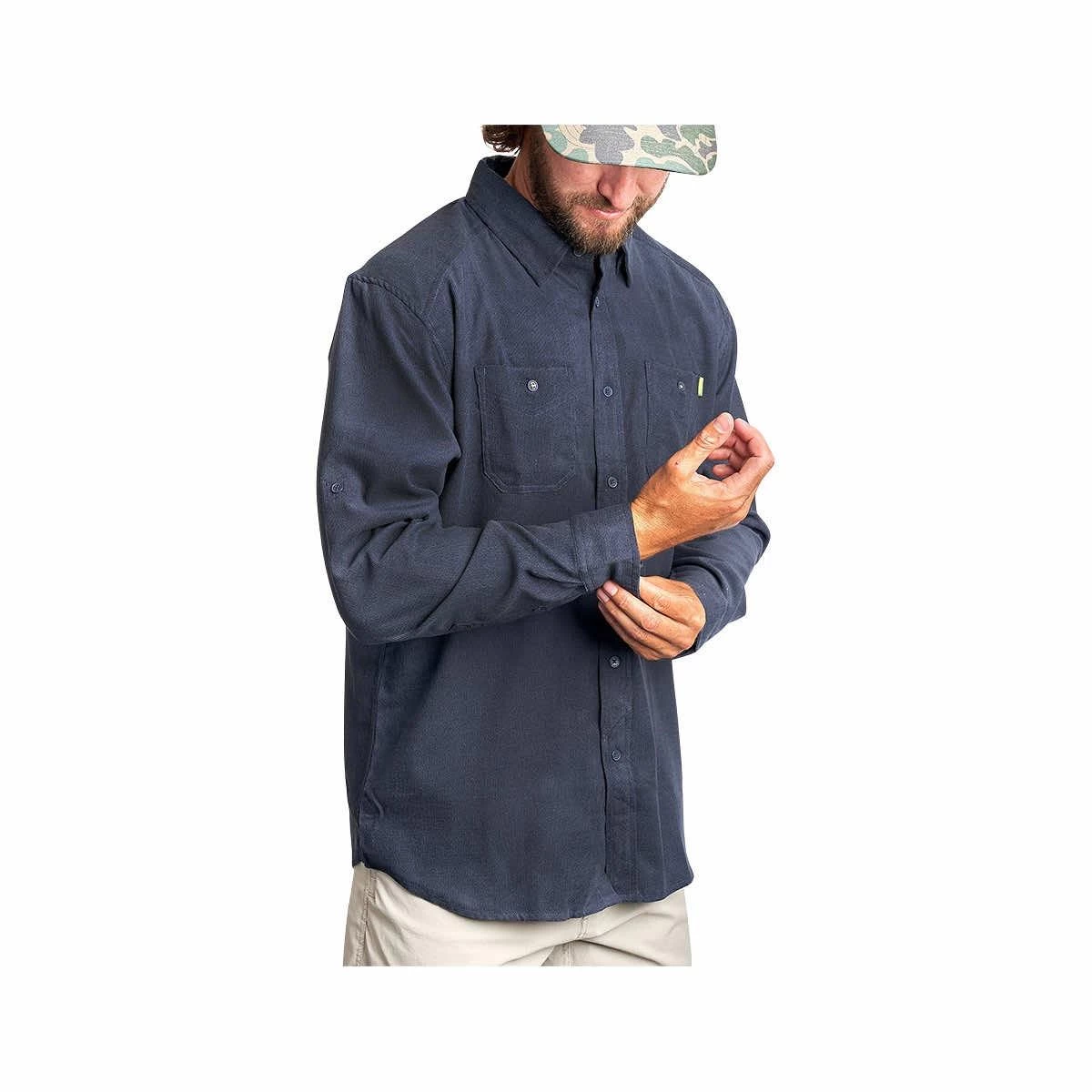 Men's Cordy Long Sleeve Button Up Shirt 5 Men's Cordy Long Sleeve Button Up Shirt - Image 3