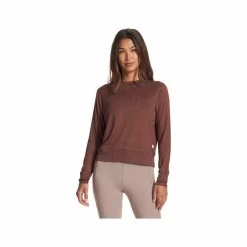 Vuori Women's Daydream Long Sleeve Crew 23 Vuori Women's Daydream Long Sleeve Crew -Casual Wear Shop 77267 HMU MULBERRYHTHR l