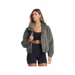 Vuori Women's Cozy Sherpa Jacket -Casual Wear Shop 77275 DST DUSTYPINE l
