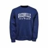 Men's Greenville Carson Crew Sweatshirt -Casual Wear Shop 77284 NAVY l