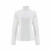 Women's Teton Long Sleeve Turtleneck Top -Casual Wear Shop 77490 WHITE 03 l