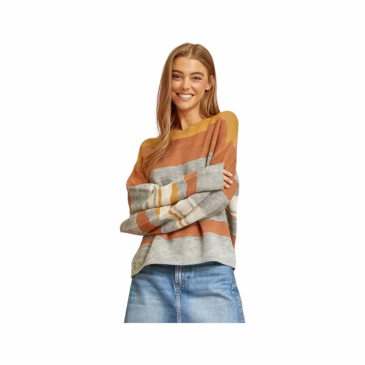 Women's Sunset Sweater - Curvy 4 Women's Sunset Sweater - Curvy - Image 2