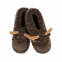 Kids ' Mountain Moose Slippers -Casual Wear Shop 77769 MOOSE l