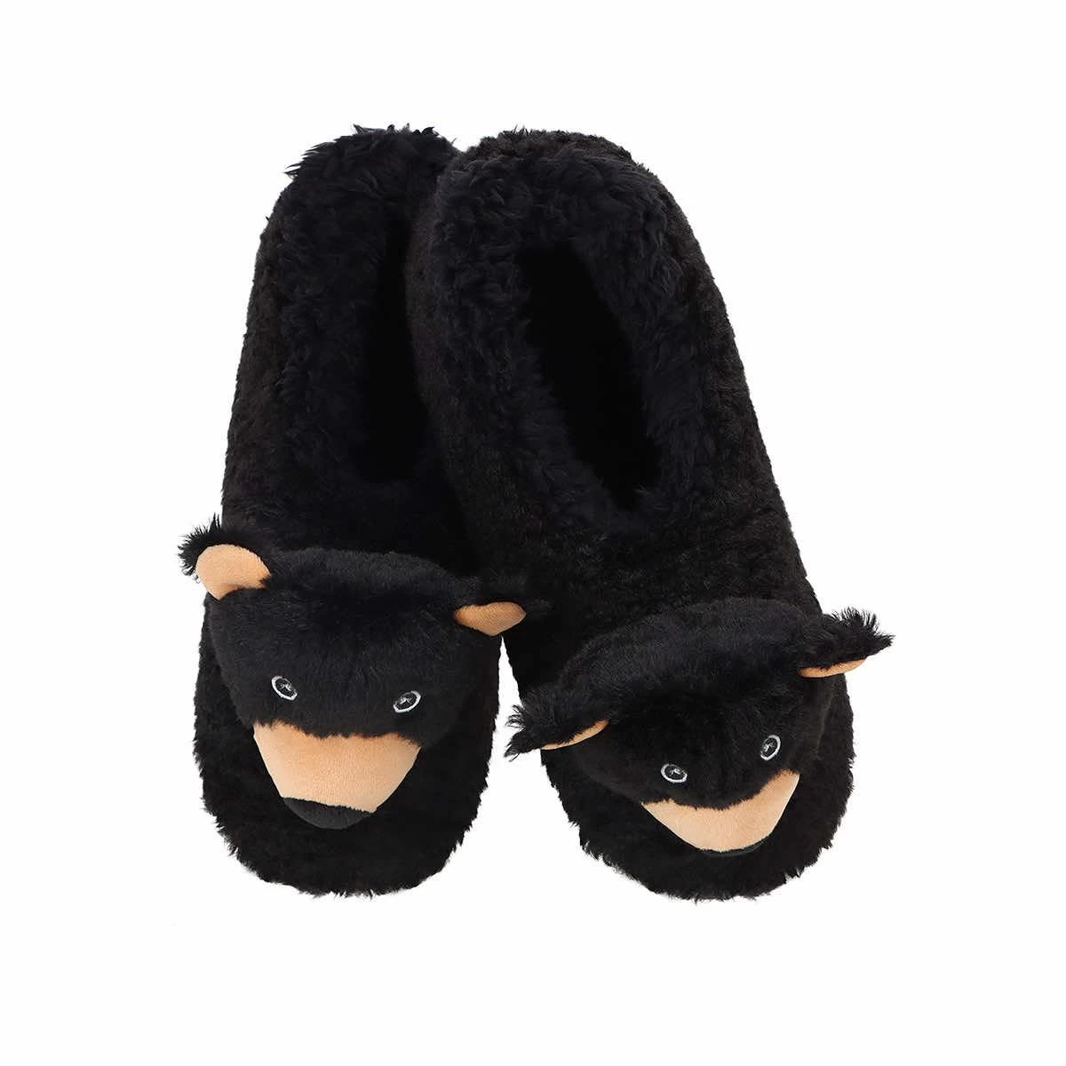 Kids ' Black Bear Slippers 5 Kids ' Black Bear Slippers - Image 3
