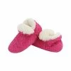 Kids ' Jack And Jill Sherpa Bootie Slippers -Casual Wear Shop 77771 HOT PINK l