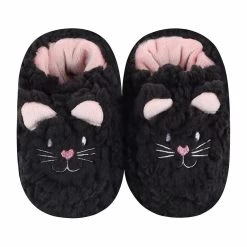 Toddler Sherpa Animal Bootie Slippers -Casual Wear Shop 77772 CAT l