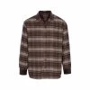 Men's Poly Plaid Long Sleeve Shirt