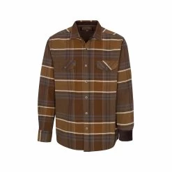 Men's Plaid Moleskin Shirt Jacket