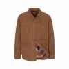 Men's Flannel Lined Canvas Jacket 1 Men's Flannel Lined Canvas Jacket -Casual Wear Shop 77823 TOBACCO l